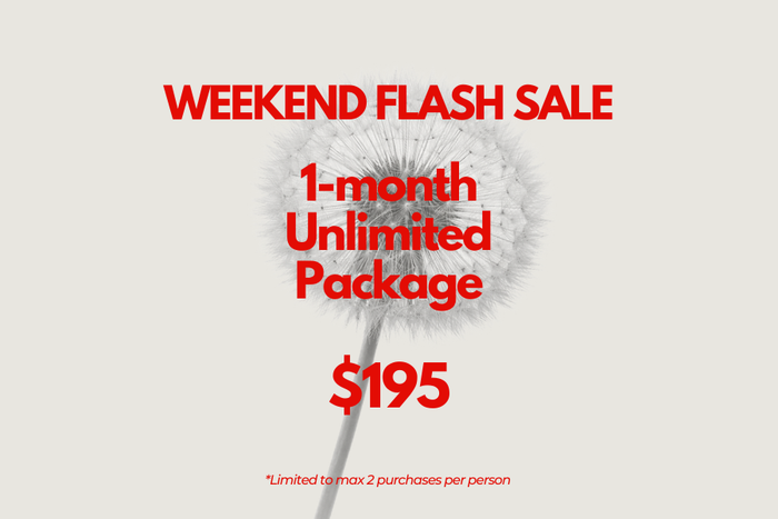 Flash Sale: 1-Month Unlimited