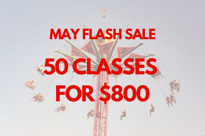 May Flash Sale: 50 Classes