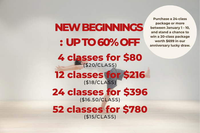 New Beginnings: Up to 60% off