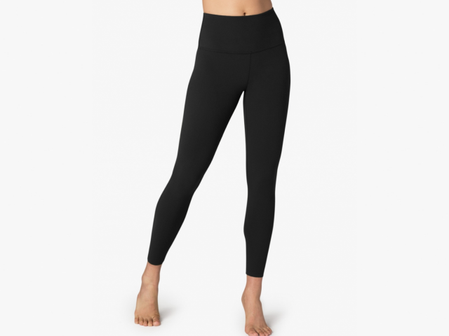 Beyond Yoga Polka Dots Black Leggings Size XS - 56% off