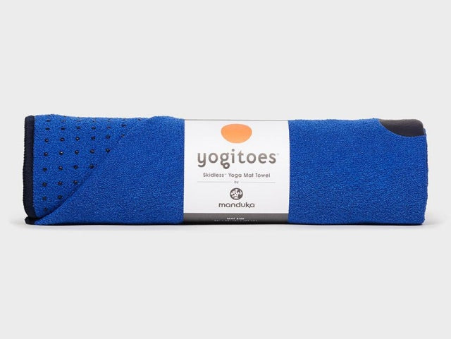 Manduka Yogitoes Skidless Yoga Mat Towel 71''- Star Dye Clear Blue 2.0 –  Manduka Singapore
